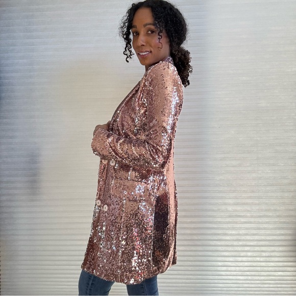 Endless Rose Sequin Blazer Jacket - Picture 4 of 17